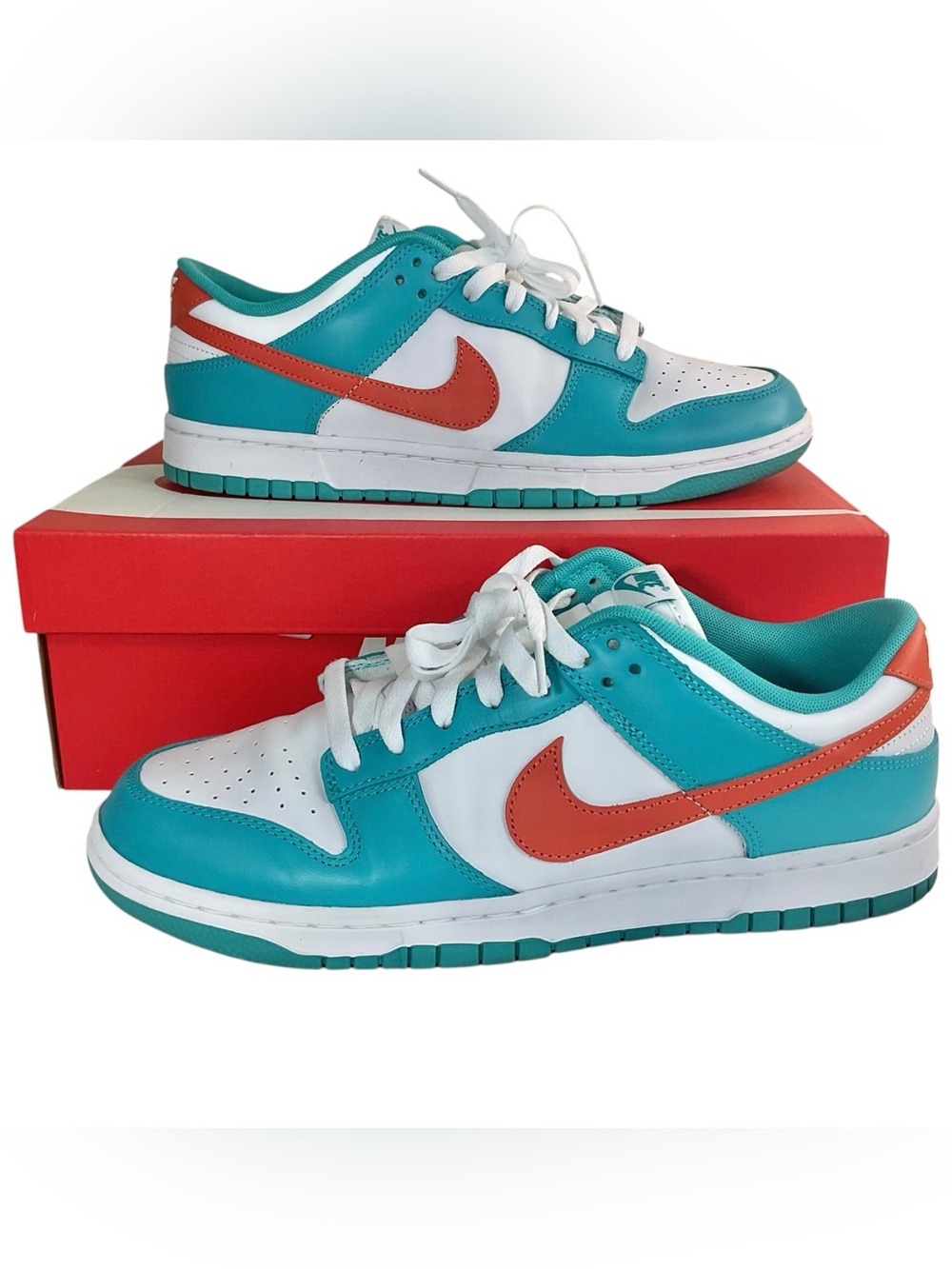 Nike Dunk Low Miami Dolphins Men’s Size 11 DV0833-102 Dusty Cactus Cosmic Clay
